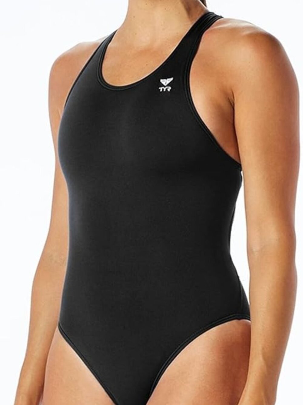 TYR TYReco Maxfit One Piece Black Swimsuit Size M (34)